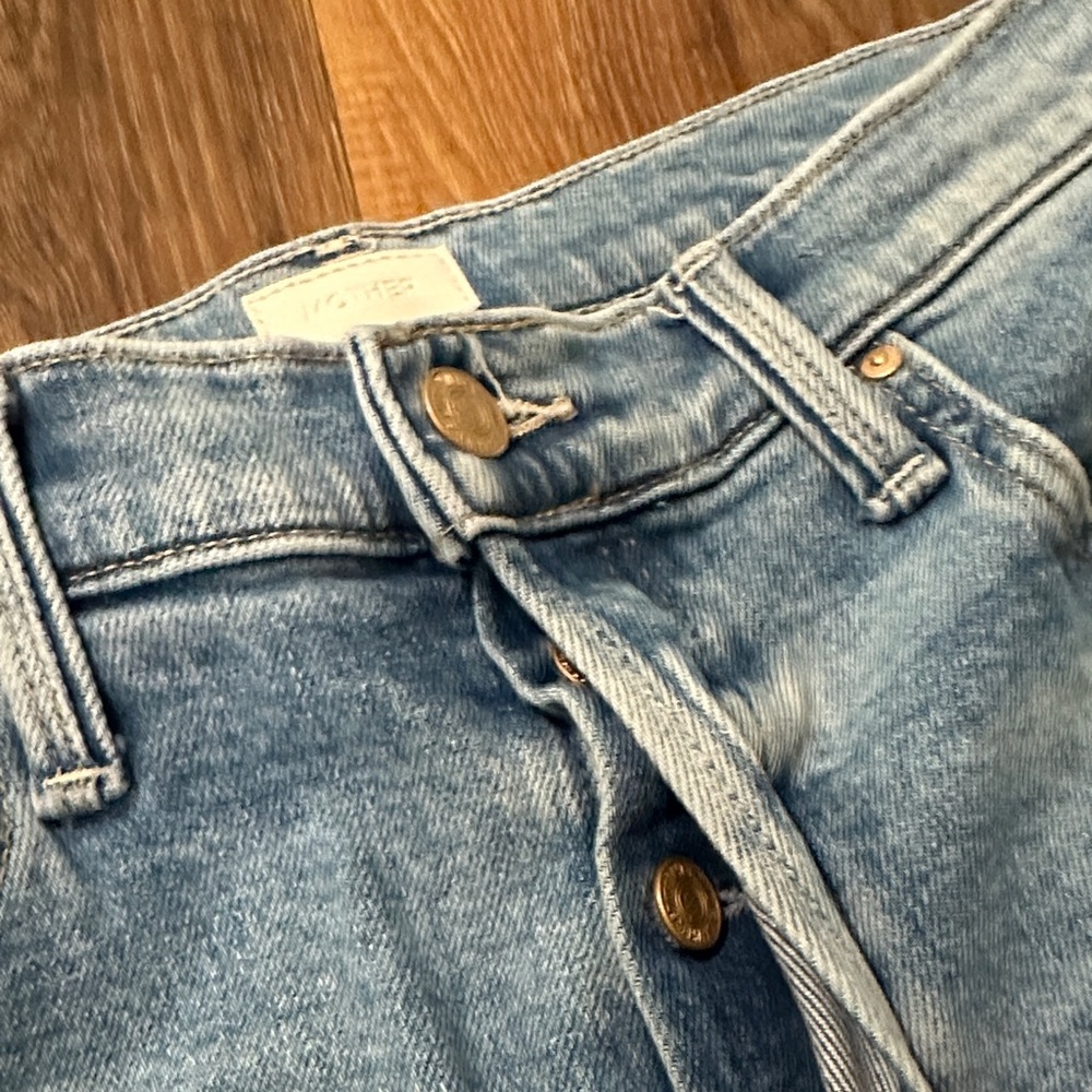 Mother The scrapper cuff ankle fray color is sneak peak size 29 - Picture 3 of 4